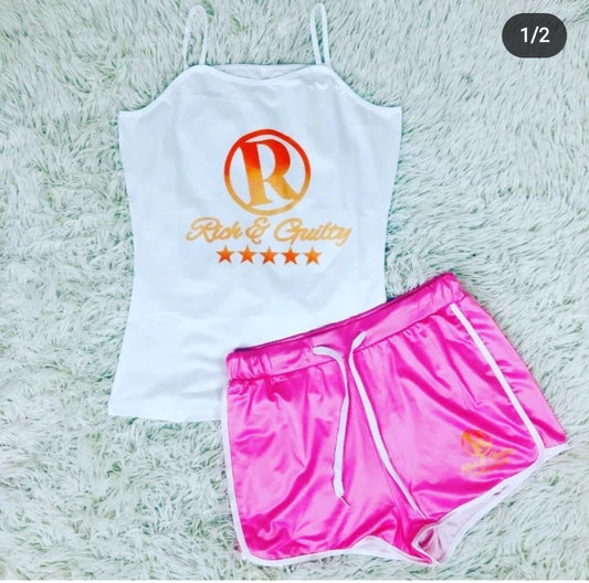 Rich & Guilty New Wave Short Set